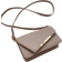 Shein Chain Strap Flap Shoulder Bag - Khaki