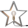 Star Trading Lysekil Beige Julstjärna 48cm