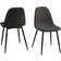 AC Design Furniture Linea Dark Grey/Black Köksstol 84cm 4st