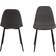 AC Design Furniture Linea Dark Grey/Black Köksstol 84cm 4st
