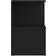 vidaXL Engineered Wood Black Sängbord 35x35cm