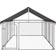 vidaXL Outdoor Dog Cage with Roof