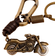 Shein Motorcycle Charm Keychain
