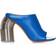 Off-White Runway Spring high-heel mules women Leather/Leather/Leather Blue