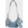 Balenciaga Le Cagole Xs Shoulder Bag With Rhinestones Denim/Rhinestone