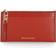 Michael Kors MK Empire Large Pebbled Leather Card Case - Br Terractta