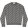 Balenciaga Mini Allover Logo Sweater heather_grey