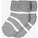 Polarn O. Pyret Baby Stripe Socks, Grey