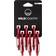 Wild Country Astro Snapgate carabiner 6-Pack, red