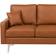 Beliani Gavle Golden Brown Soffa 183cm 3-sits