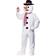Wicked Costumes Snowman Mascot Christmas White/Orange/Black One