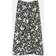 Stella McCartney Forest Floral Print Silk Skirt, Woman, Black Multicolour, Black Multicolour