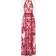 Dolce & Gabbana Long sleeveless chiffon dress with Majolica print