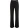 Moncler High-rise wool-blend straight pants black