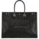 Saint Laurent Noe YSL Rive Gauche Leather Shopper Black Black one-size