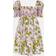 Tory Burch Floral smocked cotton minidress multicoloured