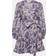 Zimmermann Womens Indigo/cream Paisley Devi Paisley-print Linen Mini Dress
