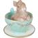 Clayre & Eef Baby Rabbit in Coffee Cup Green Påskdekoration 7cm