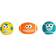 Companion Squeaker Emoji Ball 7cm