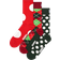 Happy Socks Red 3-Pack Holiday Classics Crew Gift Set