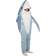 My Other Me Adults Blue White Shark Costume