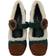 Dolce & Gabbana Green Suede Fur Shearling Mary Jane Shoes EU39/US8.5