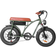 Elcykel BEZIOR XF001 Plus Retro City Bike - Green Herrcykel