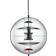 Verner Panton VP Globe Transparent Pendellampa 40cm