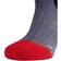 Lenz Heat Sock 5.1 Toe Cap Slim Fit - Grey Red