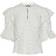 Pieces Lykke Short Sleeved Blouse - Bright White