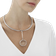 Georg Jensen Dew Drop Pendant Necklace - Crystal/Transparent