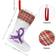 MHXYZHW World Lupus Day With Fancy Ribbon Magic Christmas Julstrumpa 33.5cm