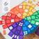 CONNETIX Magnetic Tiles Rainbow Creative Pack 102pcs