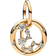 Pandora Aquarius Zodiac Dangle Charm - Gold/Transparent