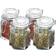 Premier Housewares Spice Jars With Clip Top Lids Köksförvaring 4st