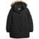 Superdry Fuji Hooded Mid Length Puffer Coat - Black
