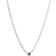 Efva Attling Micro Blink Necklace - Silver/Emerald
