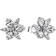 Pandora Sparkling Herbarium Cluster Stud Earrings - Silver/Transparent
