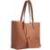 Michael Kors Eliza Extra-Large Pebbled Reversible Tote Bag - Luggage