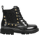 Shein Fashionable And Cool Street Style Flat Glitter Motorbike Boots For Girls