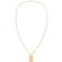Tommy Hilfiger Dogtag Iconic Stripe Necklace - Gold