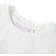 vidaXL Kid's Frill Sleeves T-shirt - White (8721012000674)
