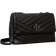 Tory Burch Small Kira Chevron Convertible Shoulder Bag - Black/Silver