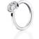 Efva Attling Wedding & Stars Ring - Silver/Diamonds