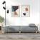 vidaXL Sleeper Sofa Light Gray Soffa 224cm 2-sits