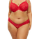 Ann Summers Sexy Lace Planet Fuller Bust Non Padded Plunge Bra - Red