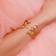 Caroline Svedbom Mini Twisted Bracelet - Gold/Transparent