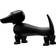 Kay Bojesen Dog Black Prydnadsfigur 19.5cm