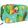 Pineapple Comosus Flower Trendy Travel Makeup Bag - Multicolour
