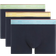 Tommy Hilfiger Premium Essential Logo Waistband Trunks 3-pack - Willow Grove/Sun Ray/Skyline